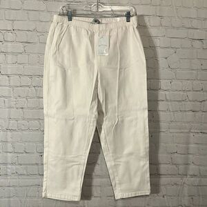 Anthology Jeggings Cropped White Size 16